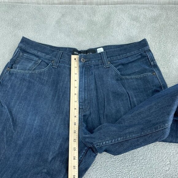 Rocawear Mens Regular Fit Blue Denim Jeans Size W40 5722 - Picture 5 of 10
